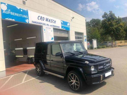 Mercedes G-Klasse Aussenreinigung und Lackaufbereitung