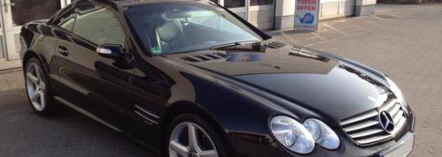 Mercedes Benz SL Fahrzeugaufbereitung