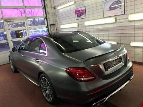 Mercedes E 63 AMG biturbo Swiss Vax Nano Versiegelung