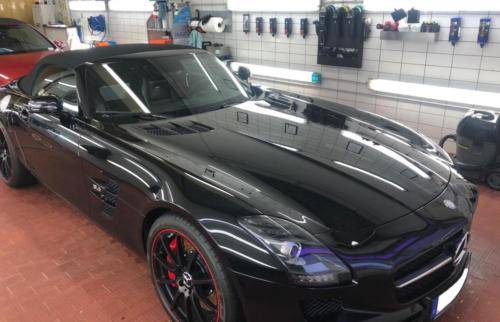 Mercedes SLS AMG Komplettaufbereitung